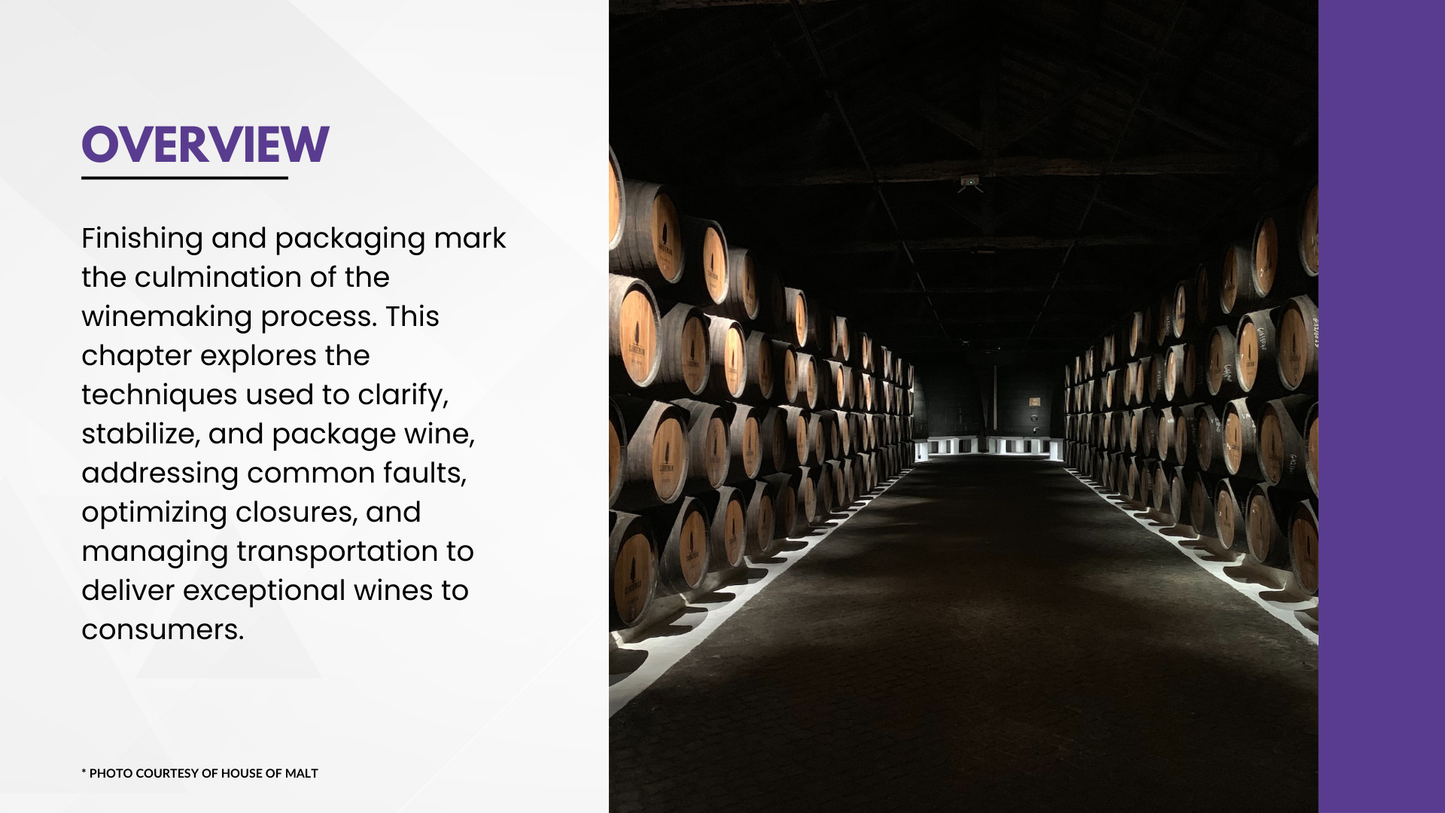 Chapter 4.15 - The Final Touch: Finishing and Packaging in Winemaking