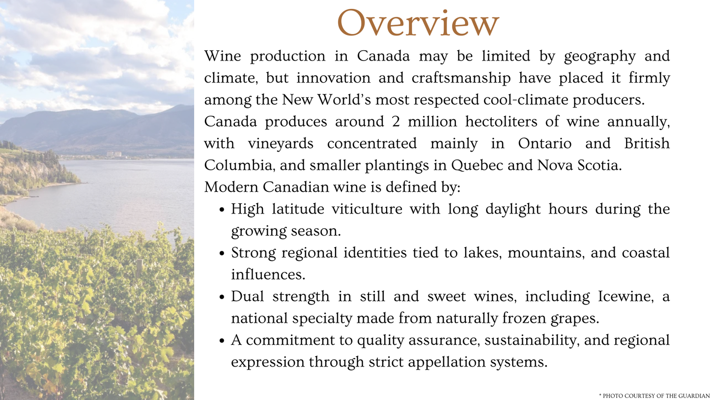 Chapter 4.40 - Canada: Cool Climate Elegance and Icewine Excellence