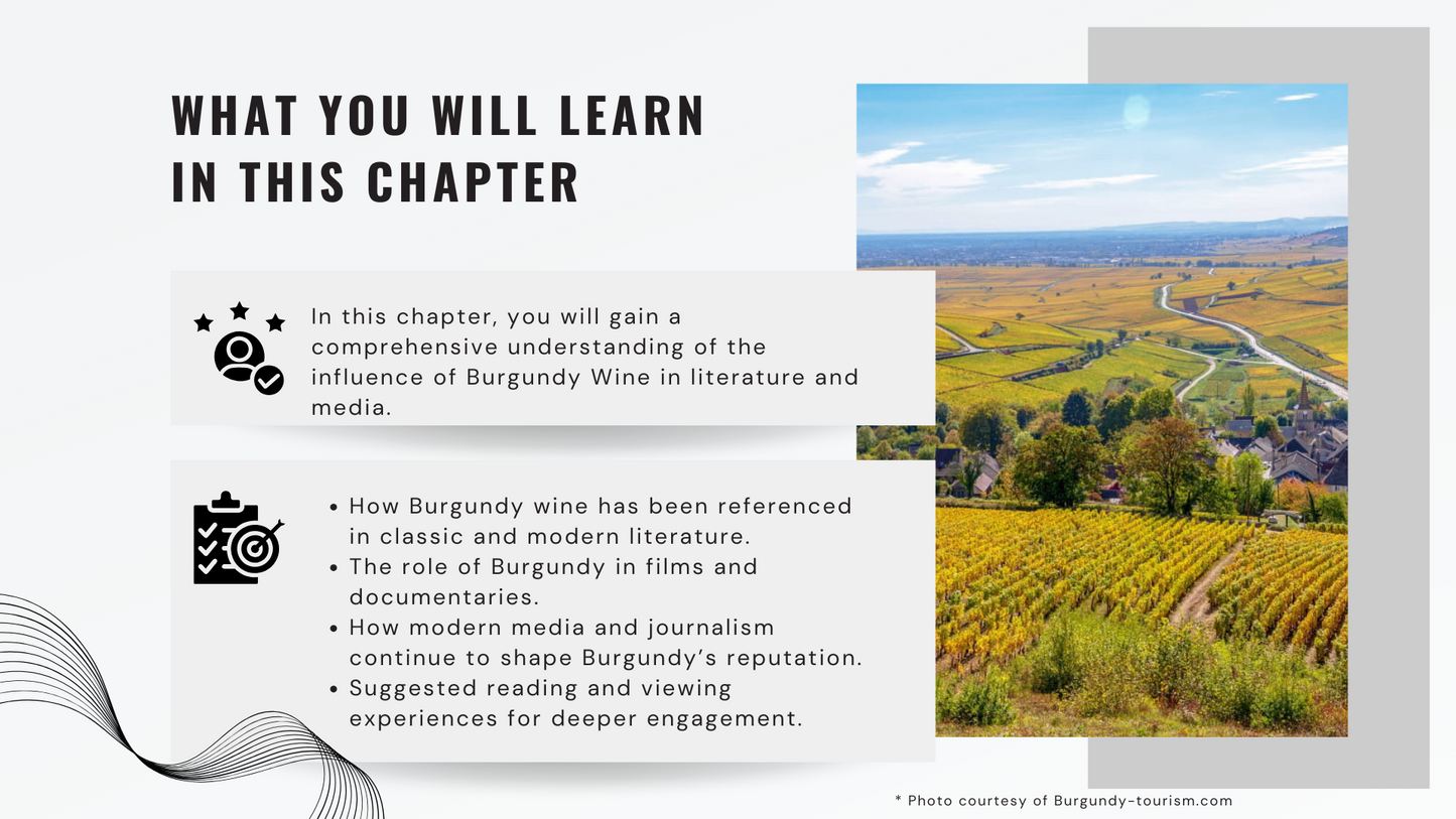 Knowledge Base - Burgundy in Words and Screens: Literature, Film, and Media