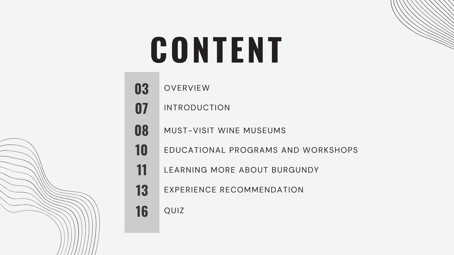 Knowledge Base - Burgundy's Wine Museums and Learning Hubs: Exploring Culture Through Education