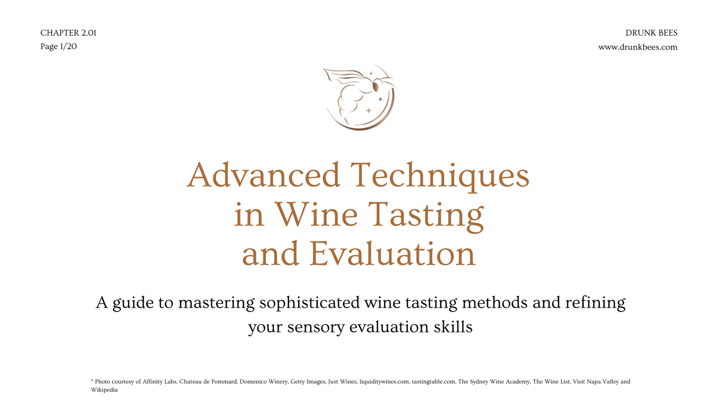 Chapter 2.01 - Advanced Techniques in Wine Tasting and Evaluation