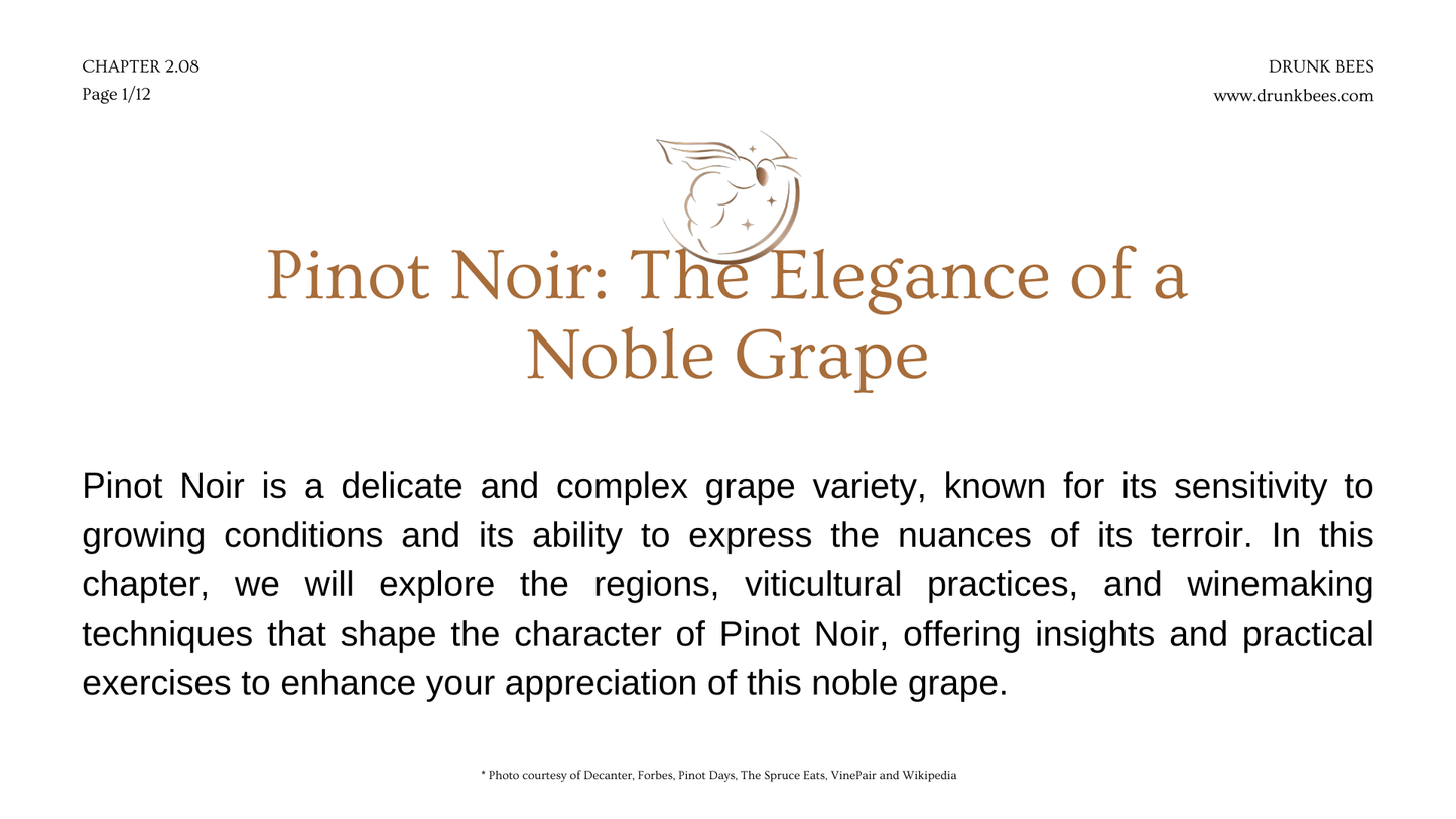 Chapter 2.08 - Pinot Noir: The Elegance of a Noble Grape