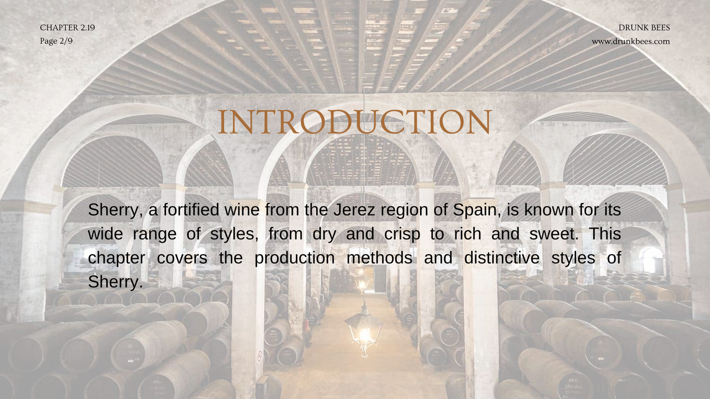 Chapter 2.19 - The Complexity of Sherry: A Guide to Spain’s Iconic Fortified Wine