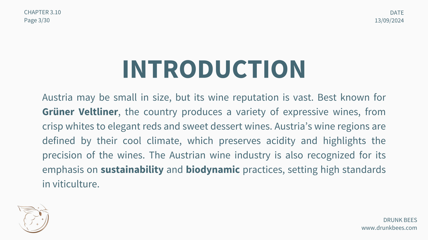 Chapter 3.10 - Austrian Wines: A Balance of Tradition and Innovation