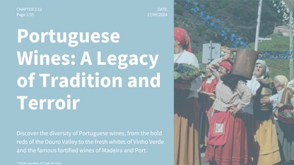 Chapter 3.12 - Portuguese Wines: A Legacy of Tradition and Terroir