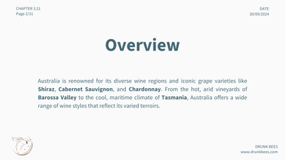 Chapter 3.21 - Australian Wines: A Land of Bold Flavors and Diverse Terroirs