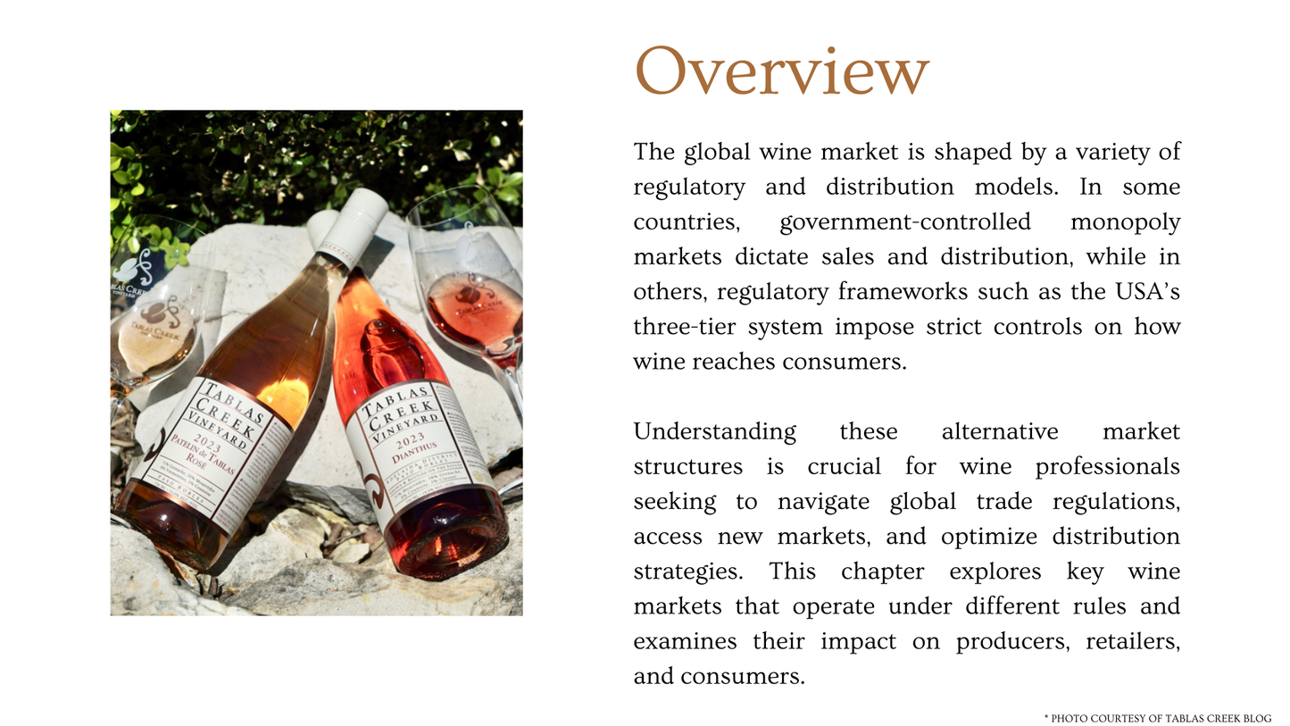 Chapter 4.25 - Exploring Alternative Wine Markets: Monopoly Systems & Three-Tier Structures