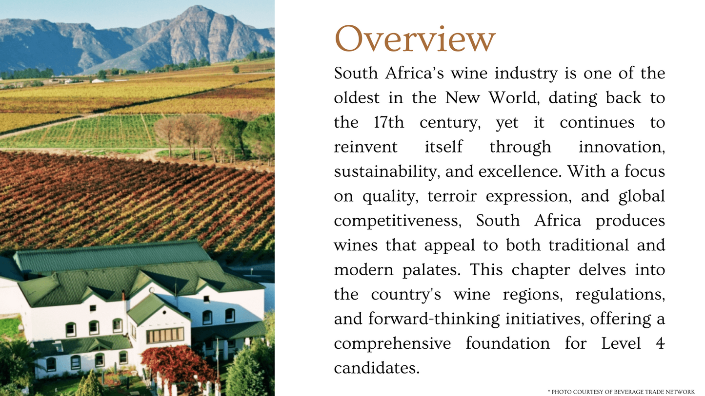 Chapter 4.34 - South African Wines: Diversity, Innovation, and Heritage