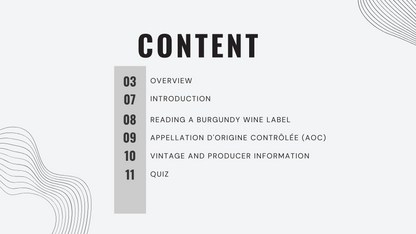 Knowledge Base - Reading and Understanding Burgundy Wine Labels